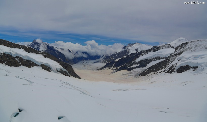瑞士少女峰风景图片