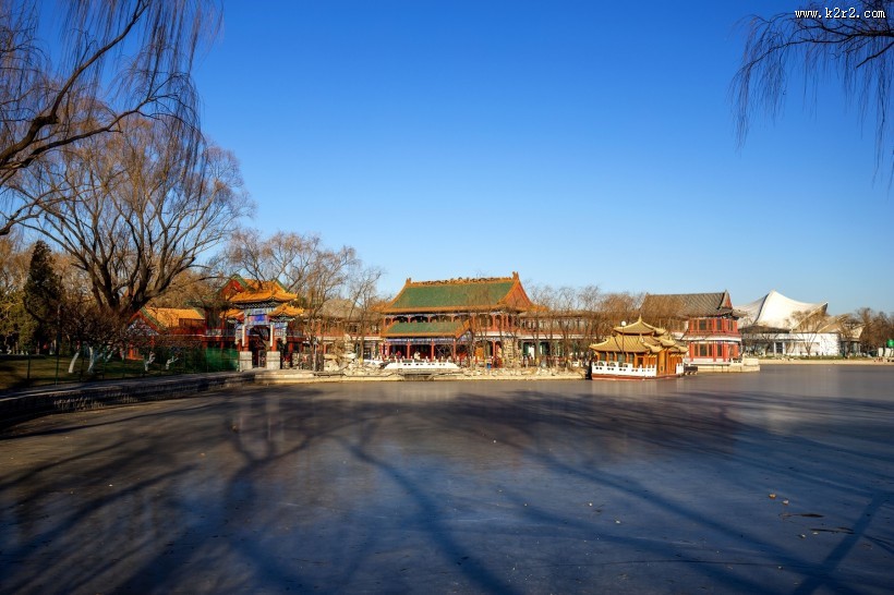 北京龙潭湖公园风景图片