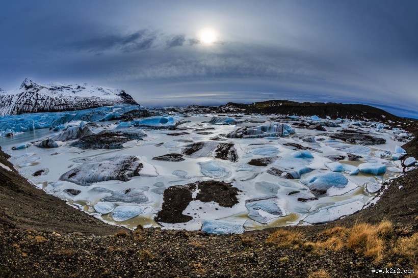 冰岛瓦特纳冰川图片
