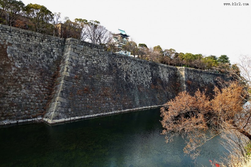 日本大阪石头城风景图片