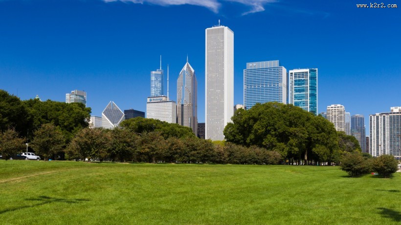 美国芝加哥城市风景图片大全