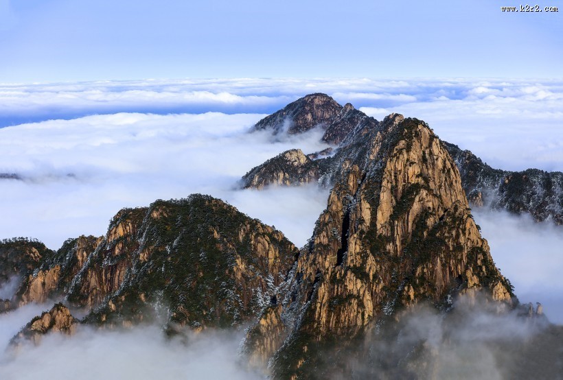 安徽黄山风景图片