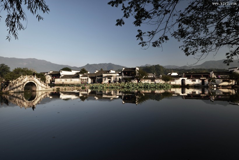 安徽醉美乡村宏村风景图片