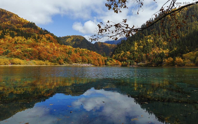 美丽的九寨沟风景图片