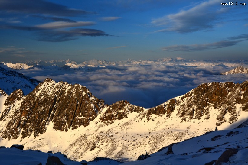 四川四姑娘山二峰风景图片