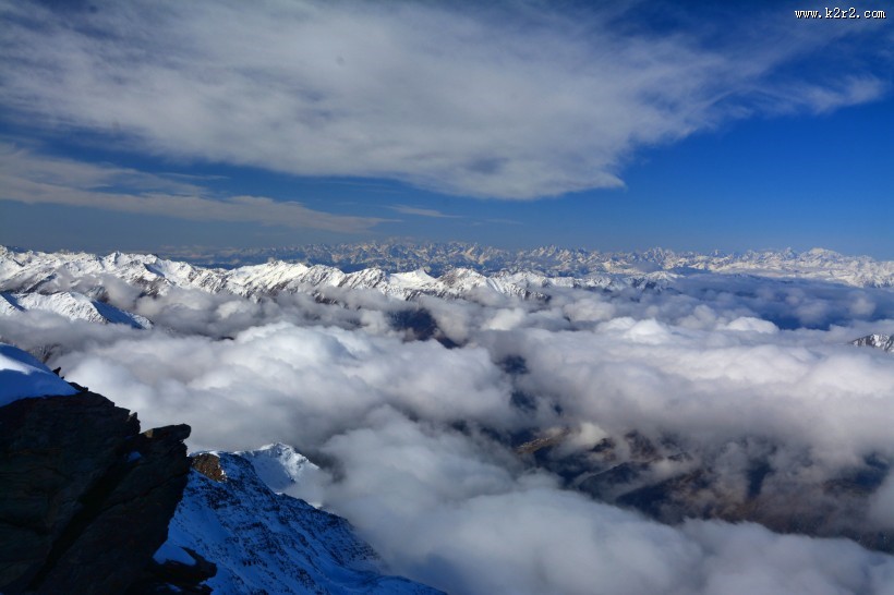 四川四姑娘山二峰风景图片