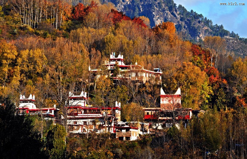 四川川西巴丹藏寨风景图片大全