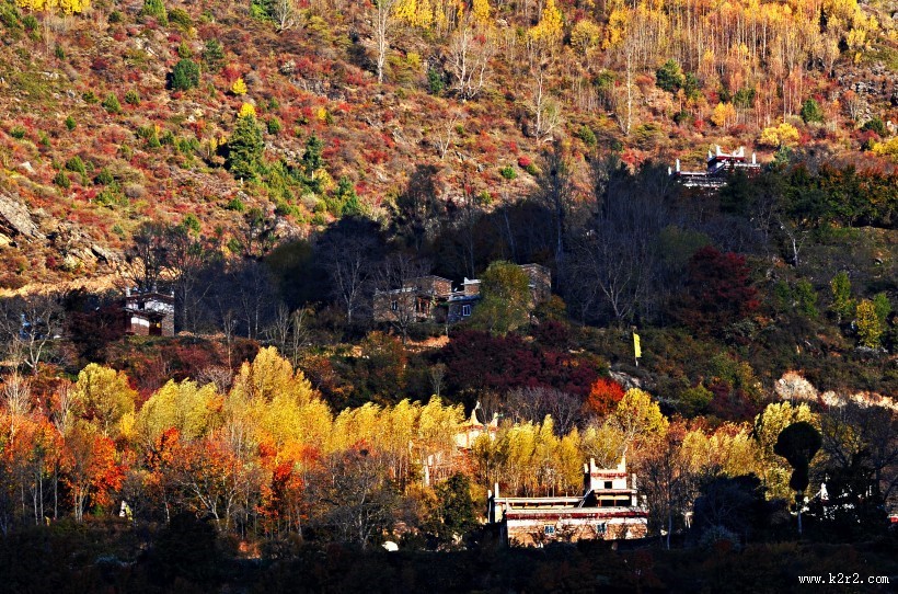 四川川西巴丹藏寨风景图片大全