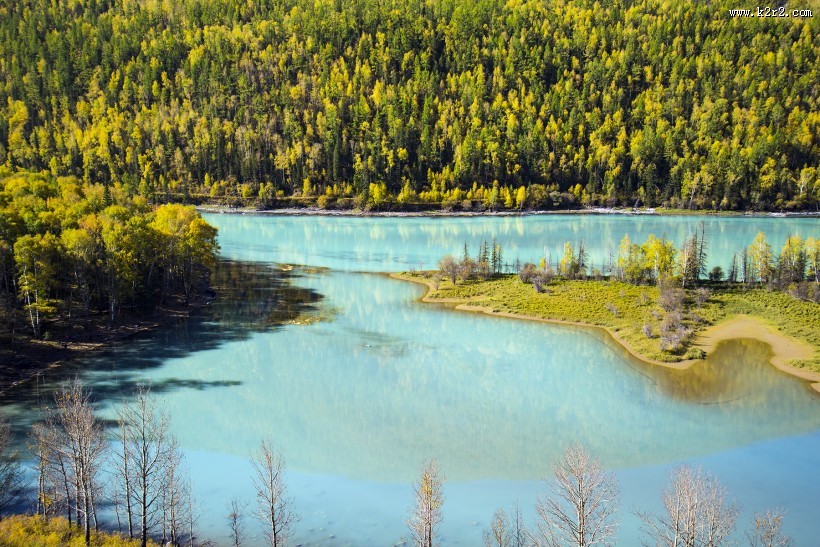 新疆喀纳斯卧龙湾风景图片大全