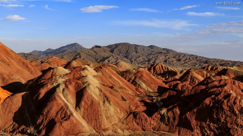 甘肃张掖丹霞地貌风景图片