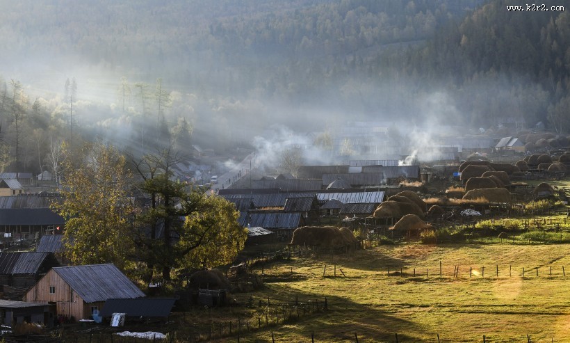 新疆白哈巴村风景图片大全