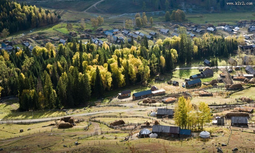 新疆白哈巴村风景图片大全