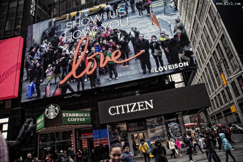 美国纽约时代广场风景图片