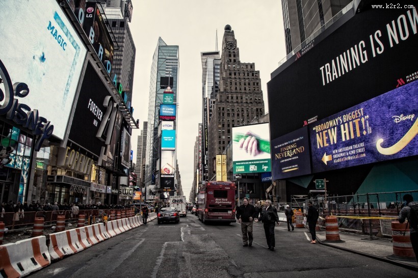 美国纽约时代广场风景图片