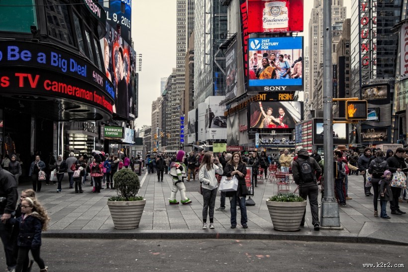 美国纽约时代广场风景图片
