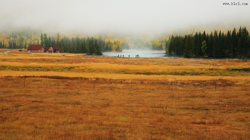 新疆喀纳斯鸭泽湖风景图片大全