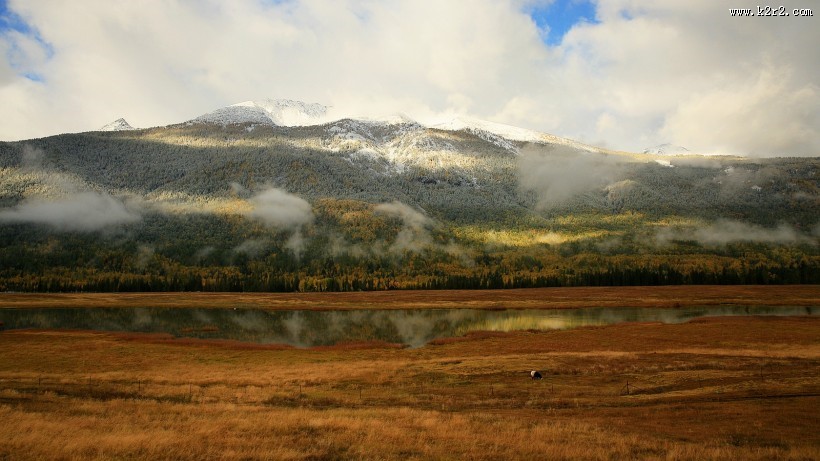 新疆喀纳斯鸭泽湖风景图片大全