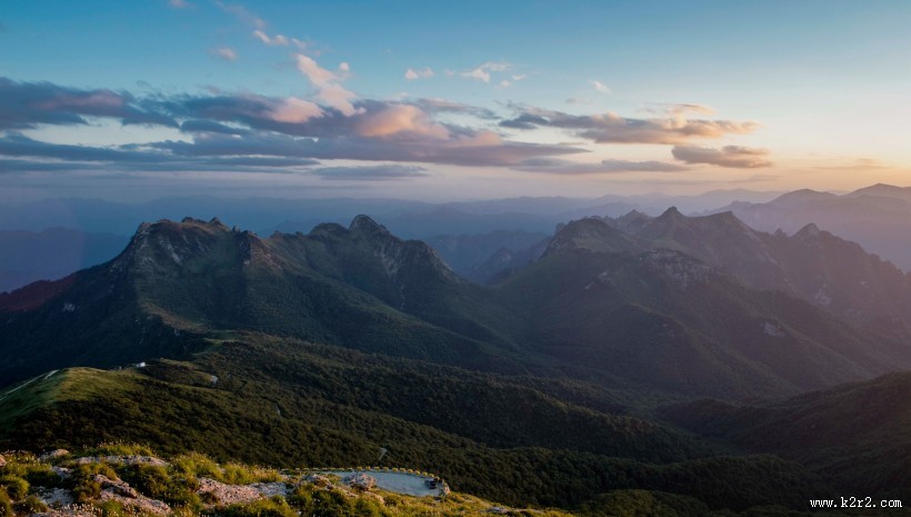 西安秦岭光头山风景图片大全