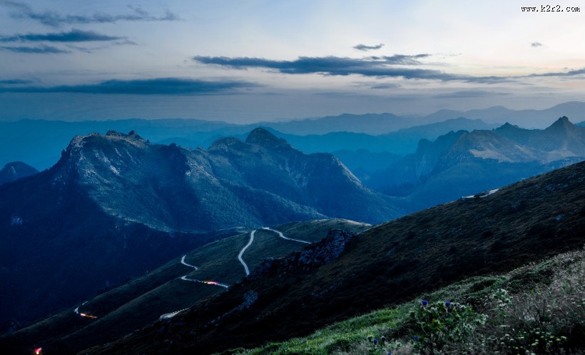 西安秦岭光头山风景图片大全