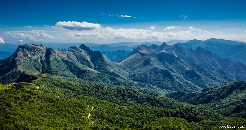 西安秦岭光头山风景图片大全
