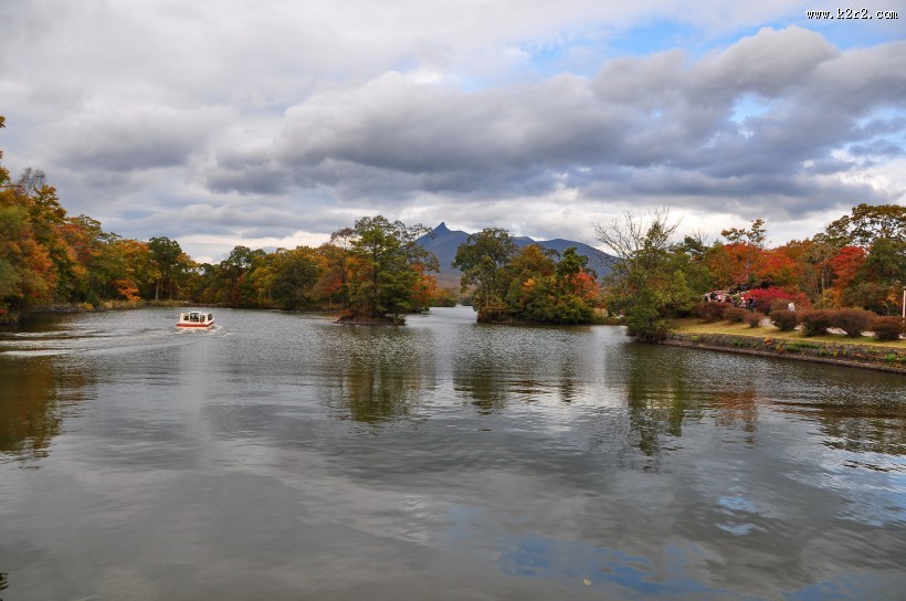 日本大沼国定公园风景图片