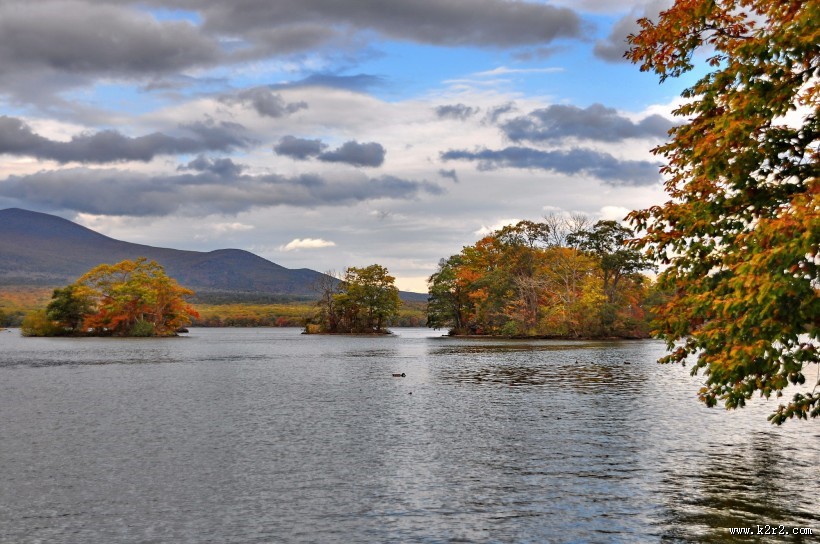 日本大沼国定公园风景图片