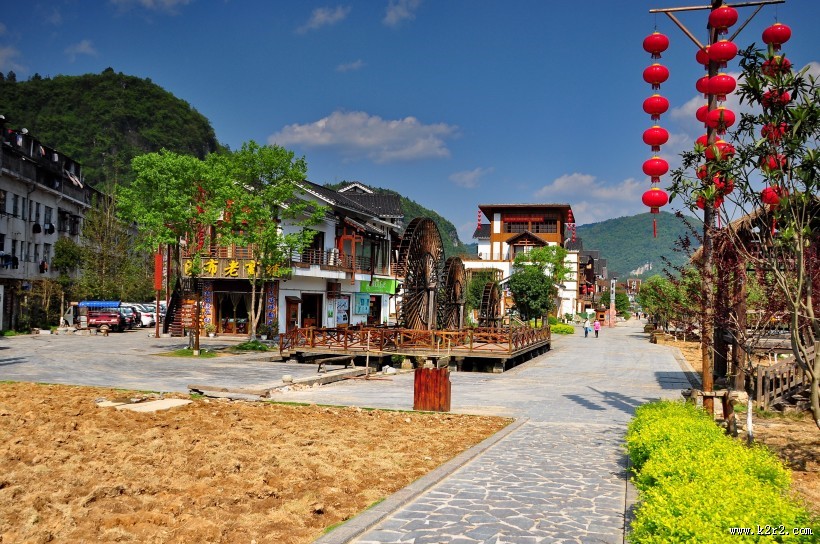 湖南张家界溪布街风景图片