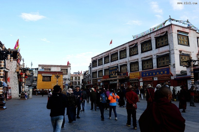 西藏拉萨八廓街人文风景图片大全