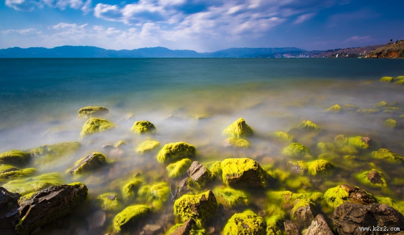 云南抚仙湖风景图片