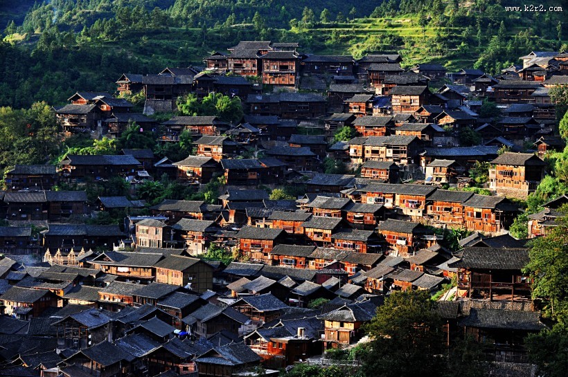 贵州西江千户苗寨风景图片