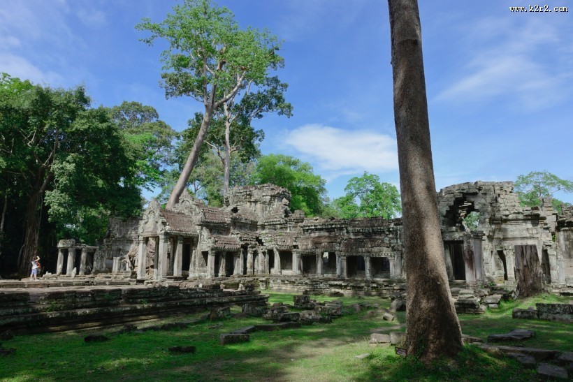 柬埔寨圣剑寺风景图片大全