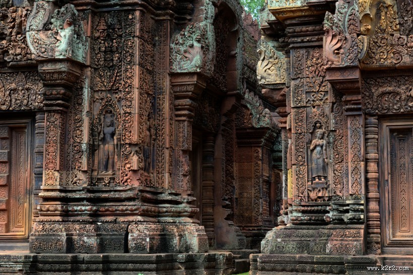 柬埔寨女王宫风景图片