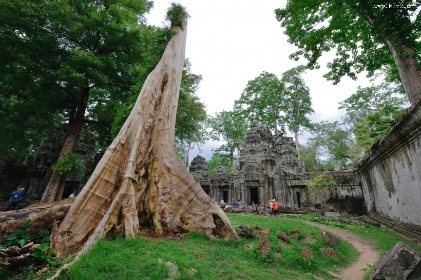 柬埔寨塔布隆寺风景图片