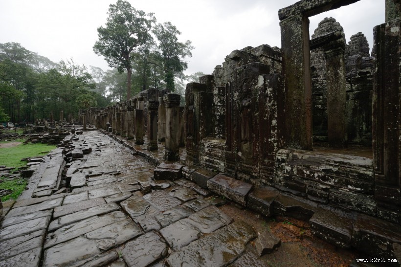 柬埔寨巴戎寺风景图片