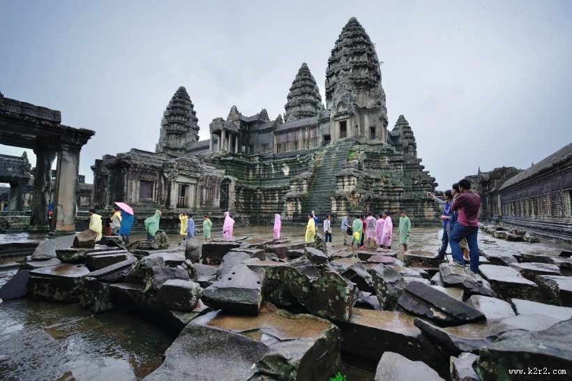 柬埔寨吴哥窟风景图片