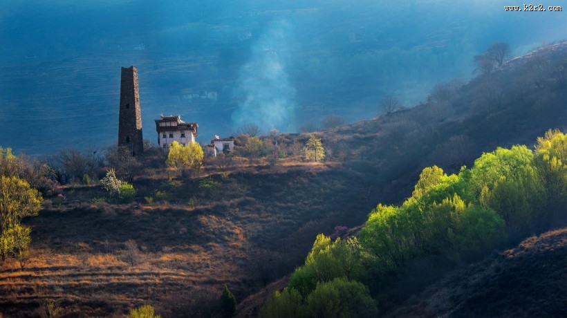 四川丹巴藏寨风景图片