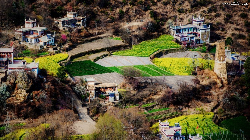 四川丹巴藏寨风景图片