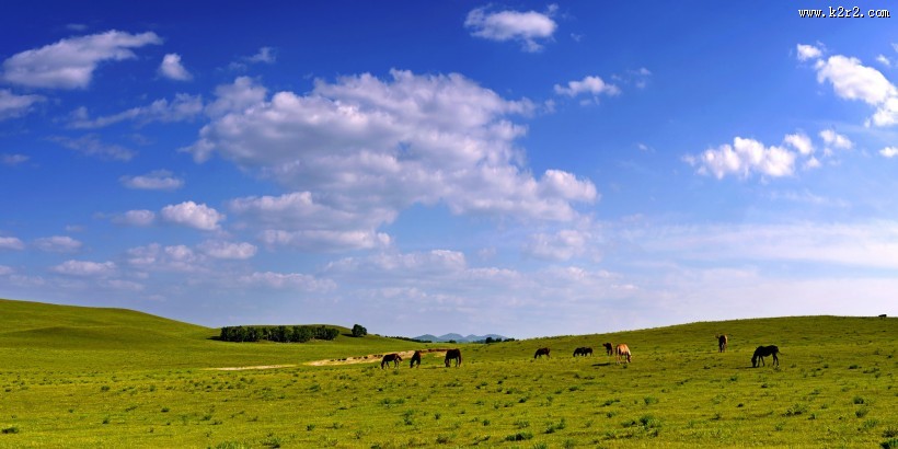 内蒙古乌兰布统草原风景图片