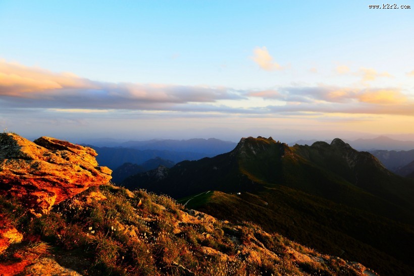 西安秦岭光头山风景图片