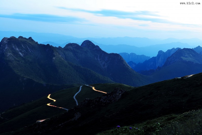 西安秦岭光头山风景图片