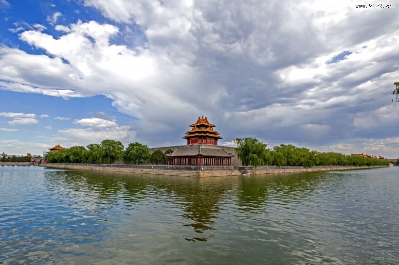 北京紫禁城角楼风景图片大全