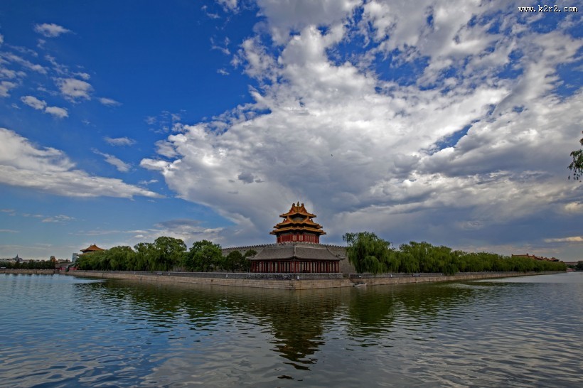 北京紫禁城角楼风景图片大全
