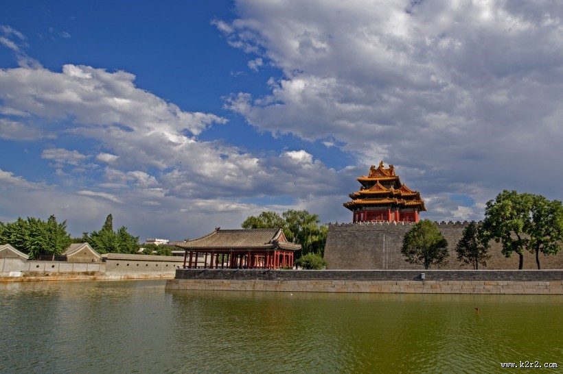 北京紫禁城角楼风景图片大全
