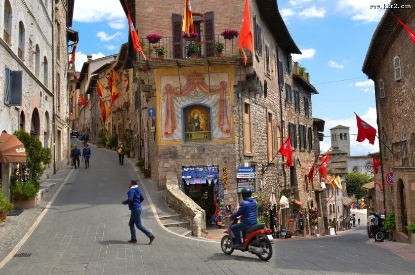 意大利阿西西风景图片
