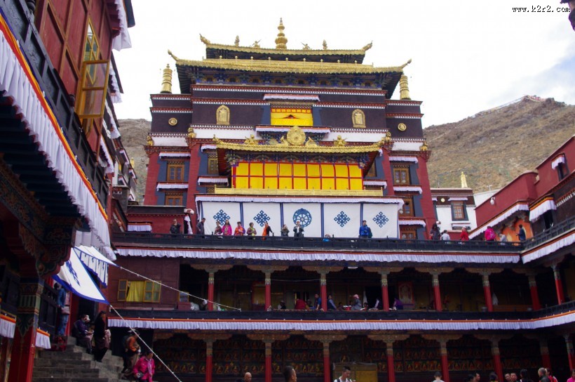 西藏扎什伦布寺风景图片大全