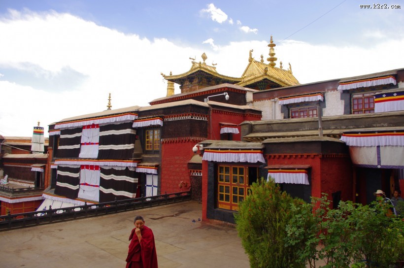 西藏扎什伦布寺风景图片大全