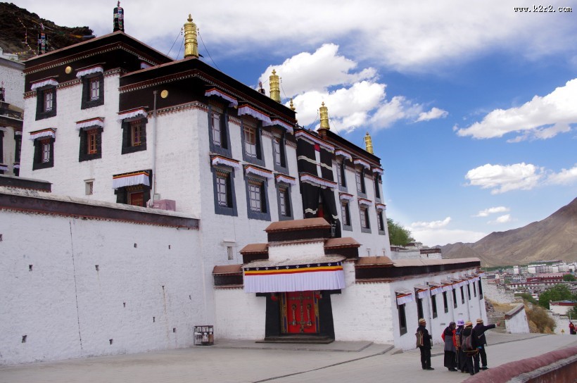 西藏扎什伦布寺风景图片大全