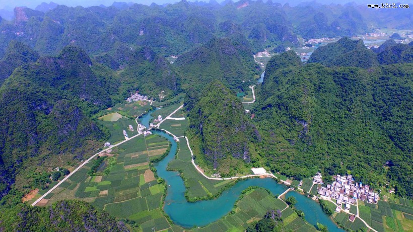 重庆喀斯特地貌风景图片