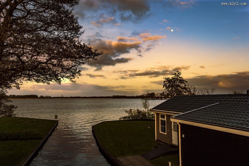 荷兰羊角村风景图片大全