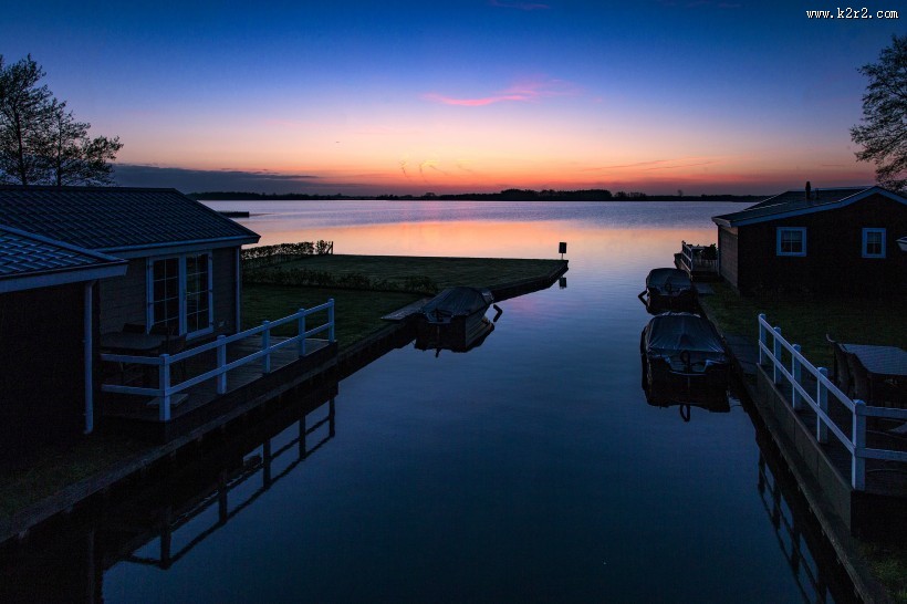 荷兰羊角村风景图片大全